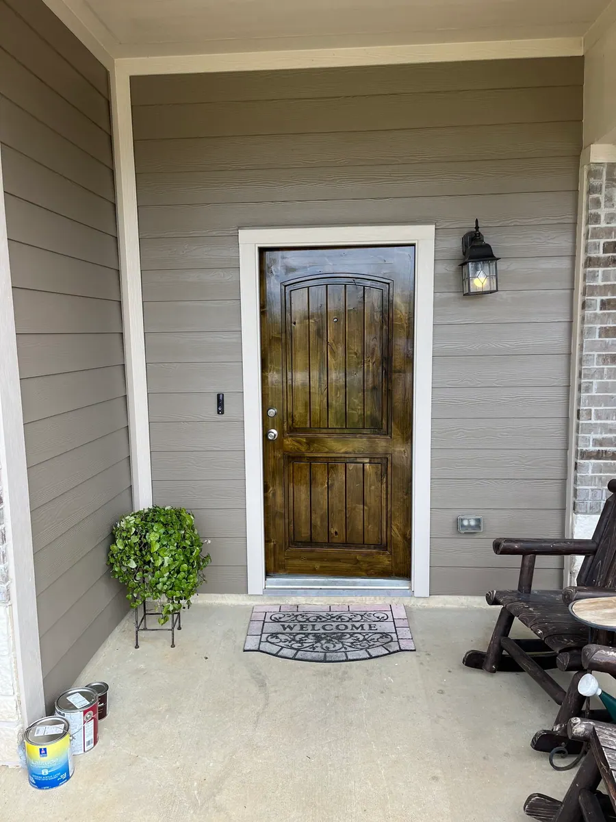 Katy Exterior Curb Appeal Update after painting